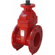Cast iron gate valves with rubber wedge for electric drive 30ch939r LAZ Du50-500 - фото - 3